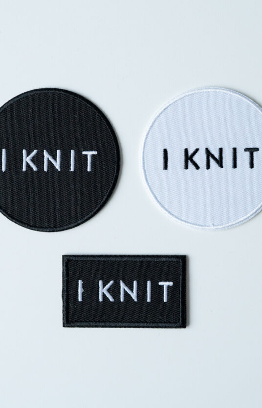 knitting yarn patches