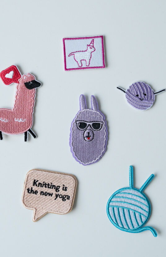 yarn embroidery patch