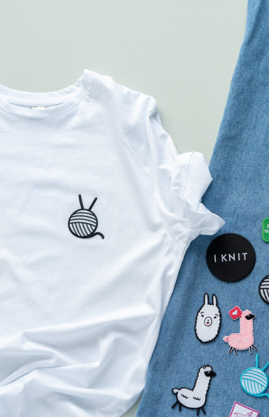 yarn embroidery patch