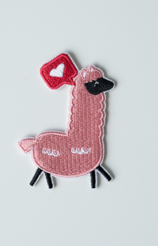 cute alpaca patch