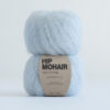 Light grey mohair yarn