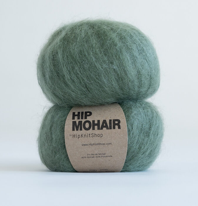 olive green mohair yarn