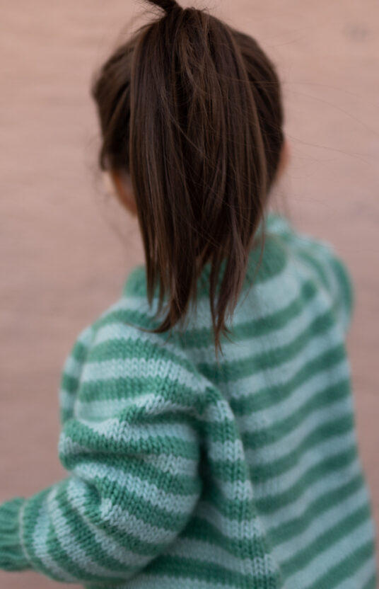 Strikkegenser barn striped day-49