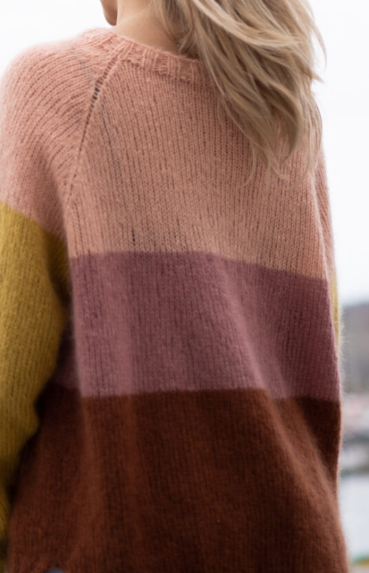 colorful striped sweater pattern