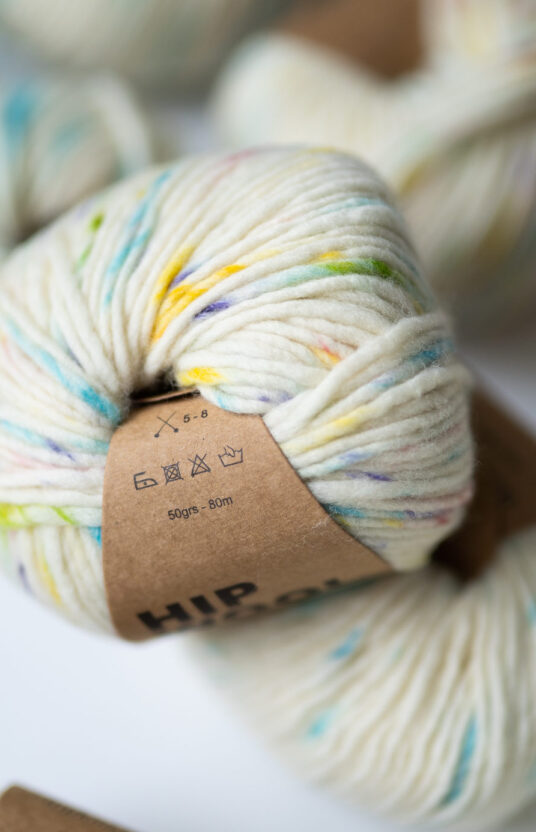 hand dyed sprinkle yarn