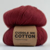 cotton yarn bordeux