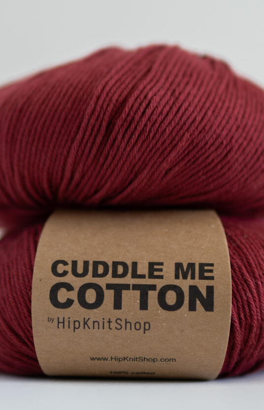 cotton yarn bordeux