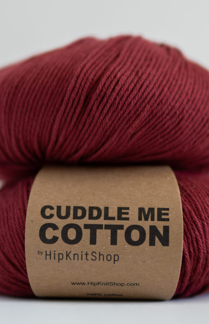 cotton yarn bordeux