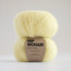 light pastel yellow mohair yarn