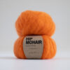 orange mohair yarn