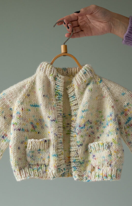 knitted cardigan kids pattern