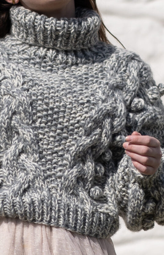 chunky sweater knitting pattern