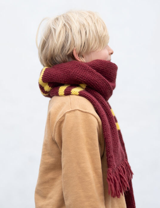 hogwarts house scarf knitting pattern