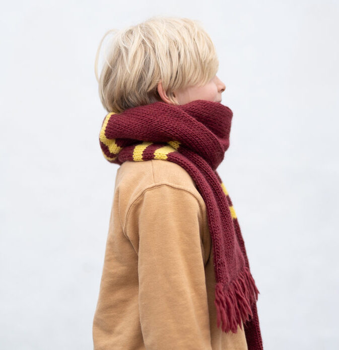 hogwarts house scarf knitting pattern