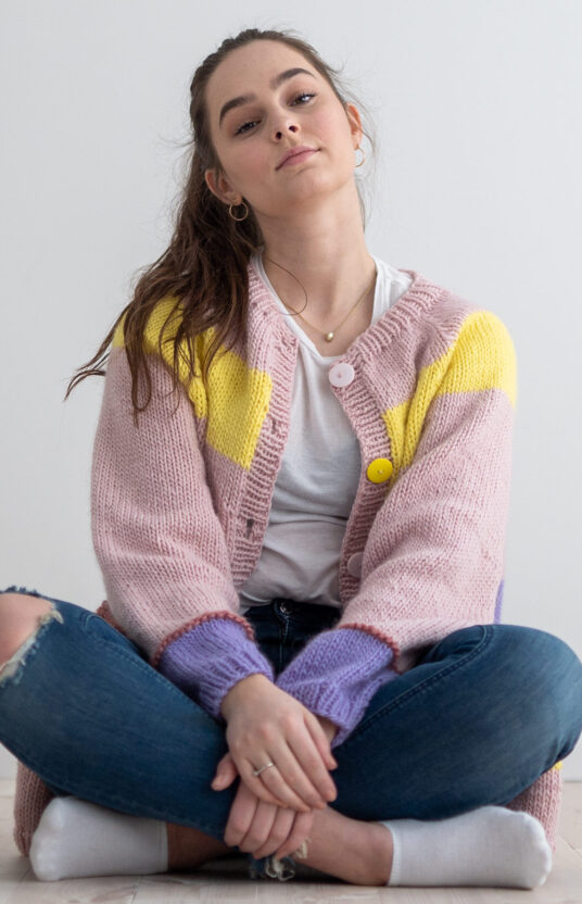 jacket with stripes women
