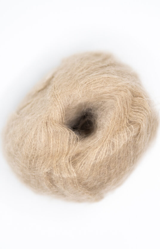 light brown mohair