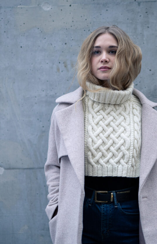 knitted neck pattern