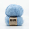 Baby blue mohair yarn