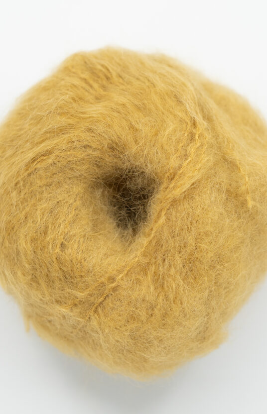 gul mohair garn nettbutikk