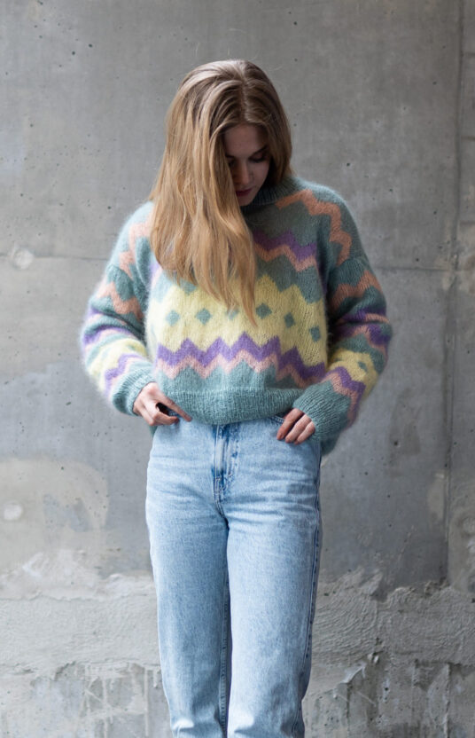 80s knit pattern