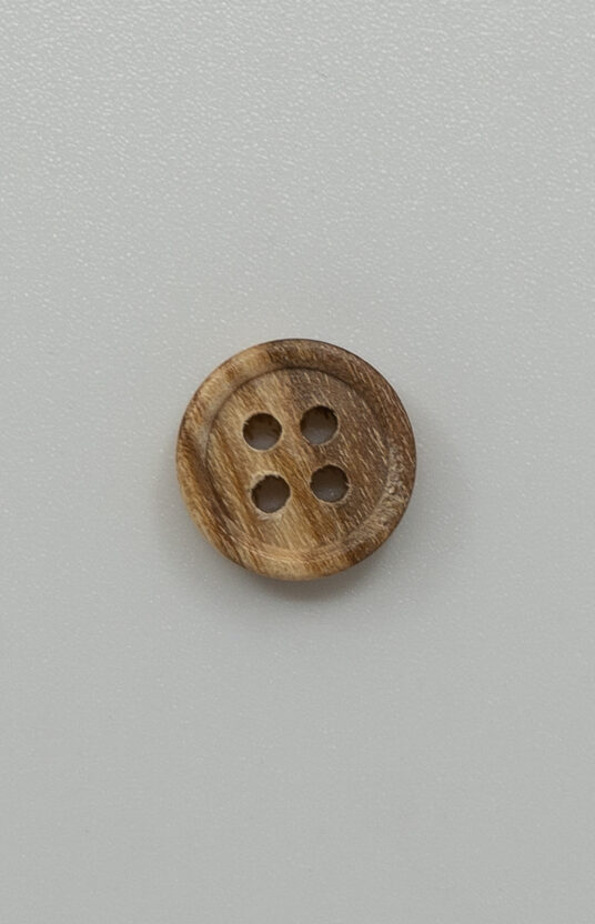 small wood button