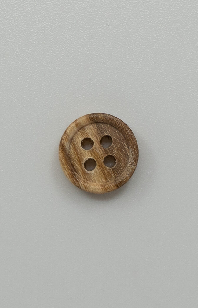 small wood button
