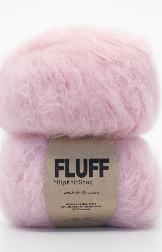 lys rosa mohair garn