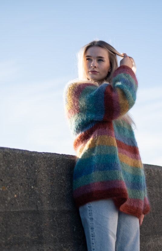 enkel stripegenser dame