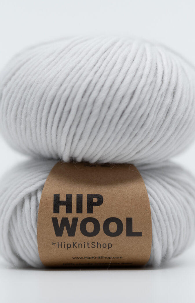 grå garn Hip wool