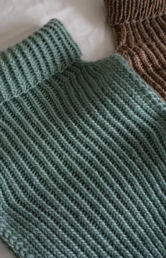 neckwarmer knitting pattern1