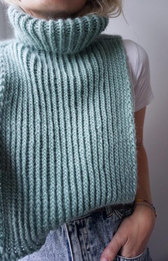 knitting pattern neck warmer