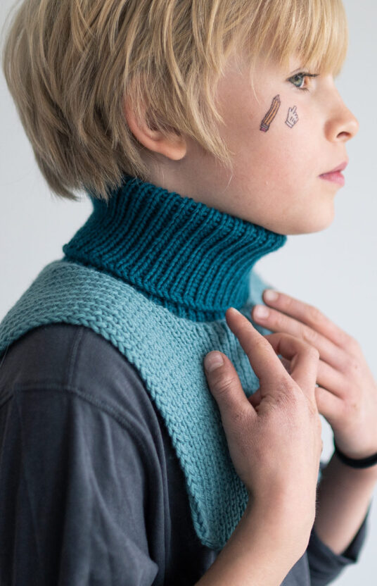 neck warmer knitting pattern