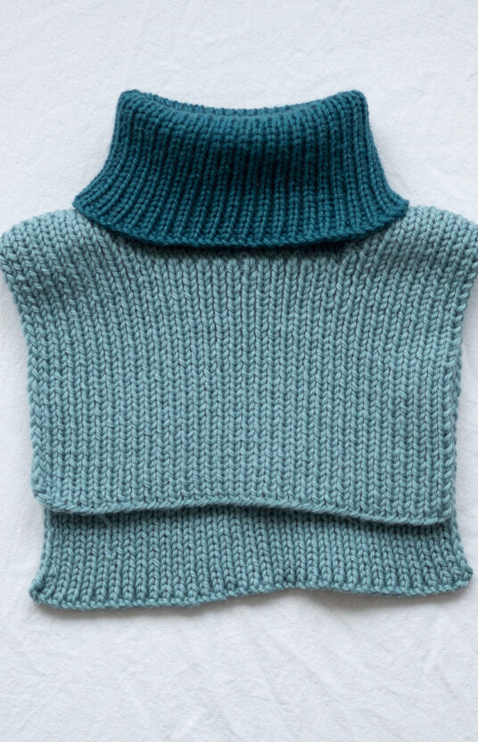 neck warmer knitting pattern