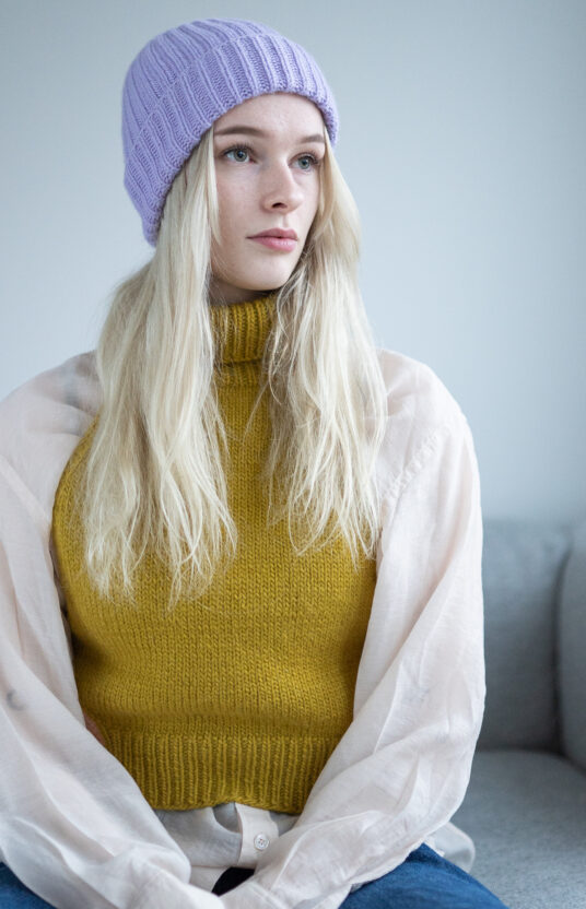 knitted hat women pattern
