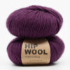 dark purple yarn