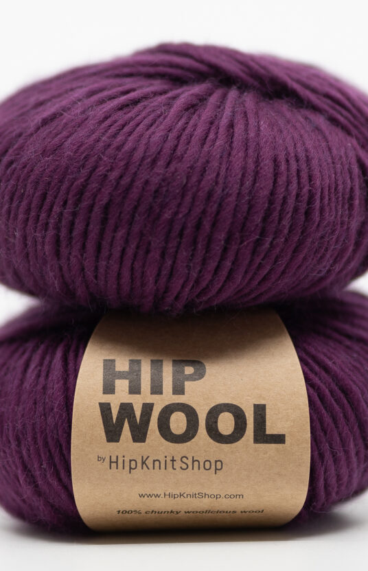 dark purple yarn