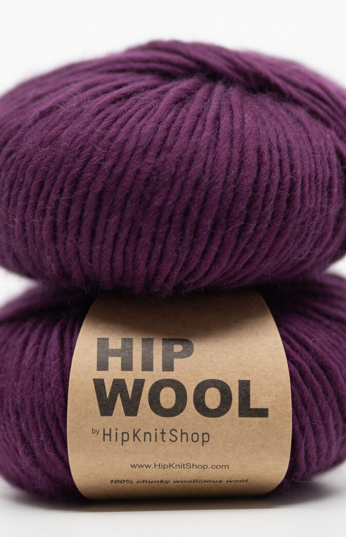 dark purple yarn