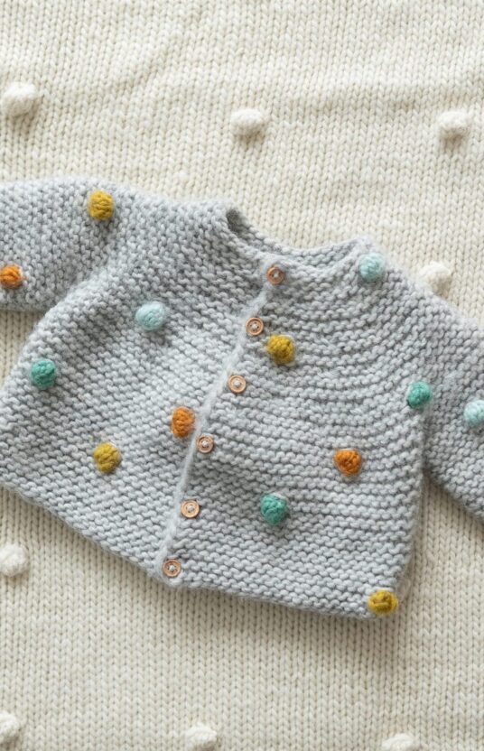 strikkejakke hentesett baby