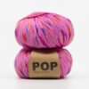 hand dyed yarn merino pink