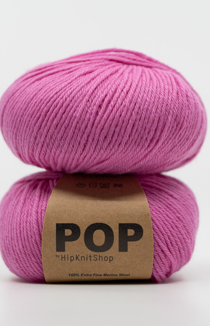 pink merino yarn
