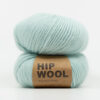 mint blue yarn hip wool
