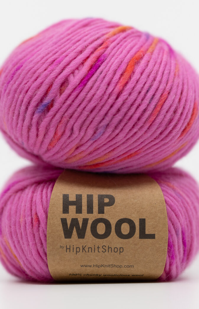 handdyed yarn pink