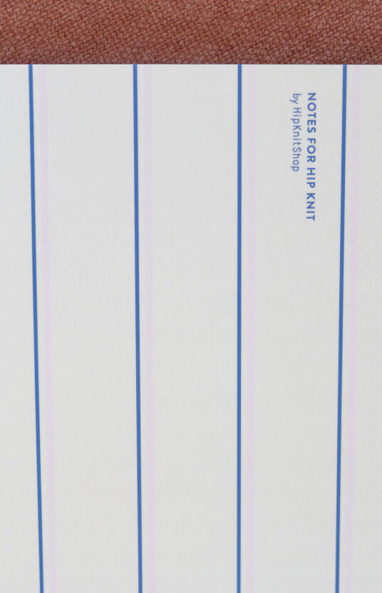 notebook knitters