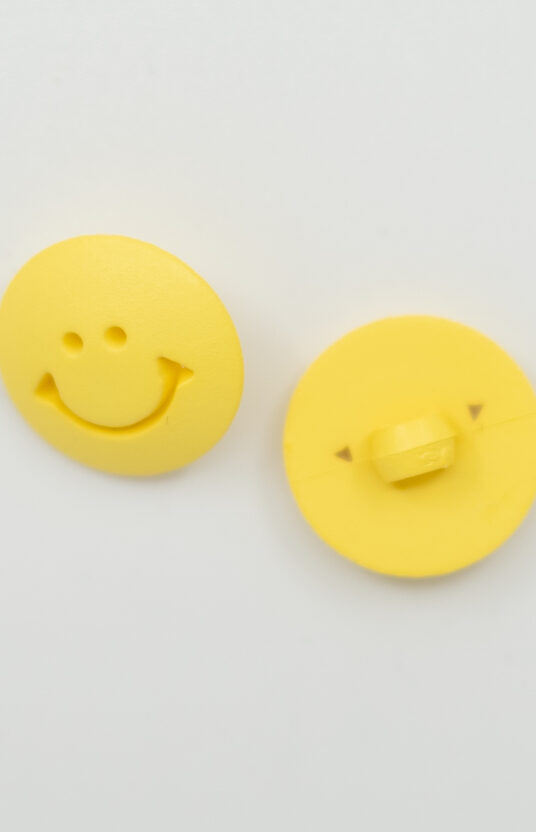 yellow smiley button