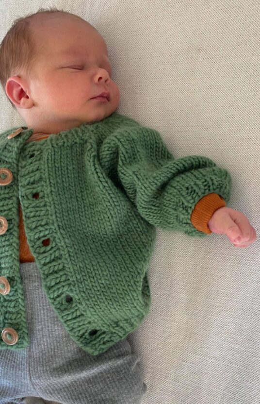 knitting pattern easy babyjacket