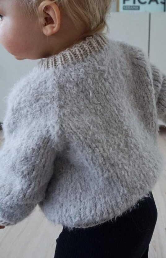 furry sweater kids pattern