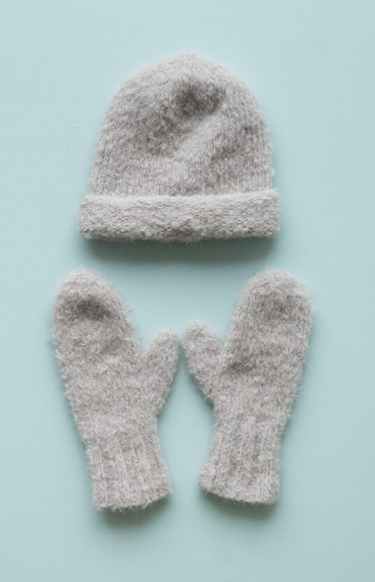 knitted hoodie mittens and hat pattern