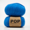 garn nettbutikk knall blå pop merino