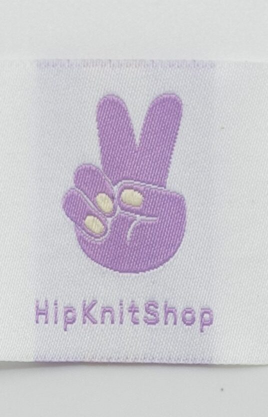 peace label hipknitshop