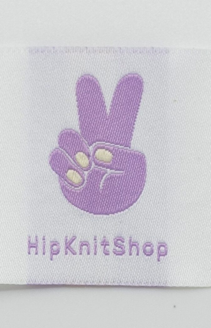 peace label hipknitshop